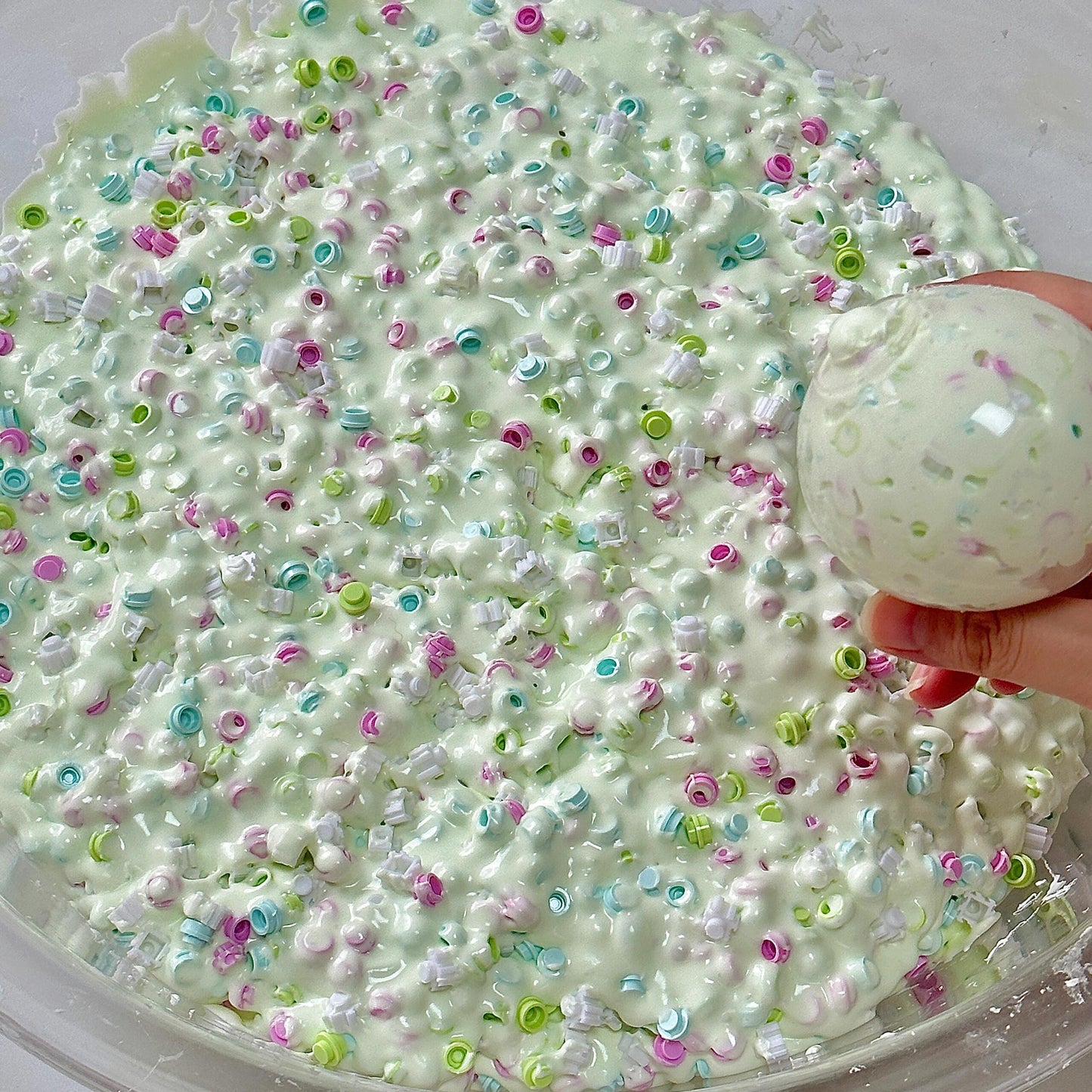 【Transparent Ball Skin TPR】Ice Cream Block handmade Ball ❤ PreOrder