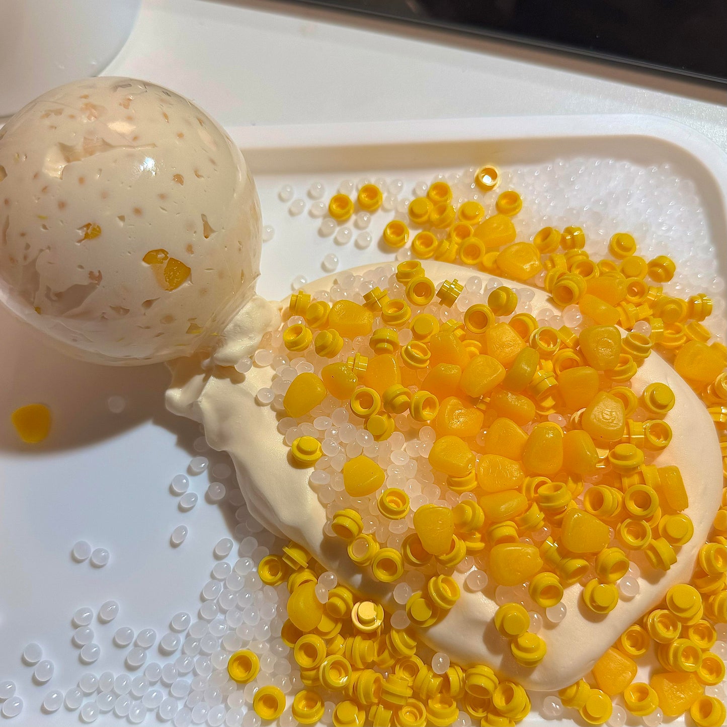 【Transparent Ball Skin TPR】Handmade Stress Ball -Shiny❤ In Stock