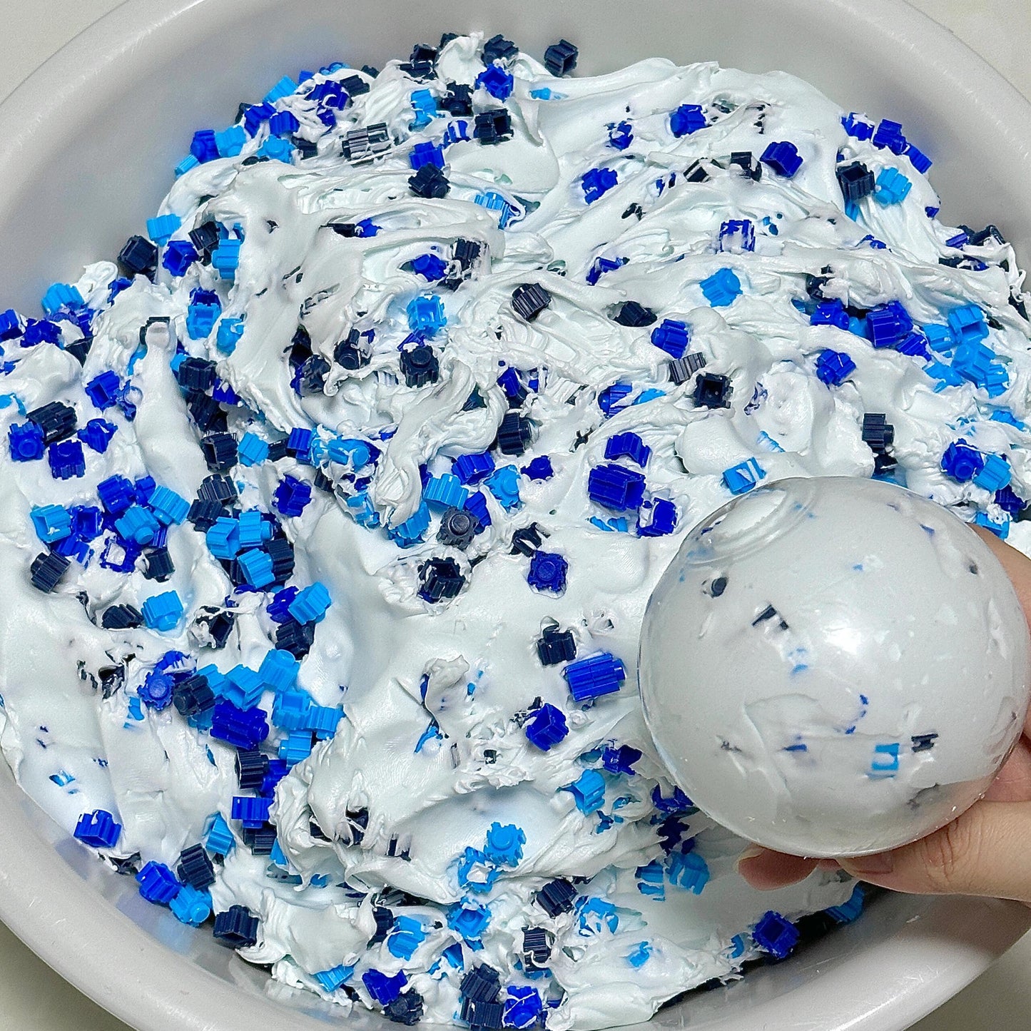 【Transparent Ball Skin TPR】Ice Cream Block handmade Ball ❤ PreOrder