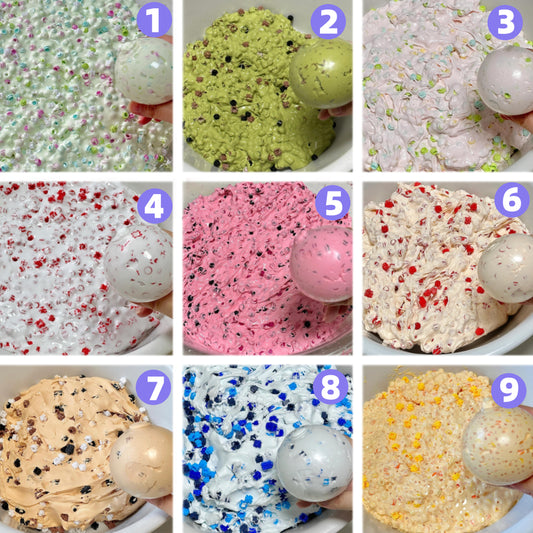 【Transparent Ball Skin TPR】Ice Cream Block handmade Ball ❤ PreOrder